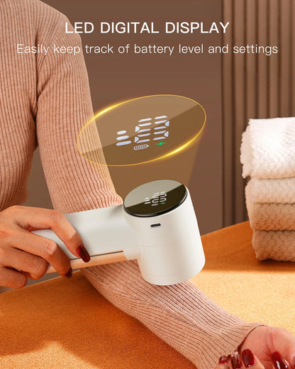 coldSky Fabric Shaver Lint Remover 3 Speeds Rechargeable Electric Portable Sweater to Remove Pilling for Clothes Couch Blanket