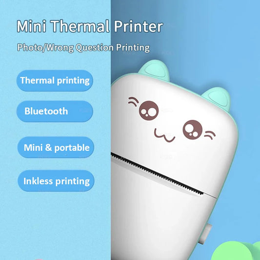 C15 Mini Thermal Bluetooth Printer – Inkless & Portable