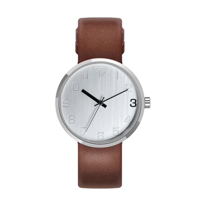 TOMI Men's Watch Luxury Brown Belt Quartz Watch Men's and Women's Leisure Simple Watch Men's Watch Gift