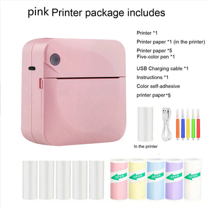 Mini Thermal Printer – Inkless Pocket Printer for Photos & Notes"