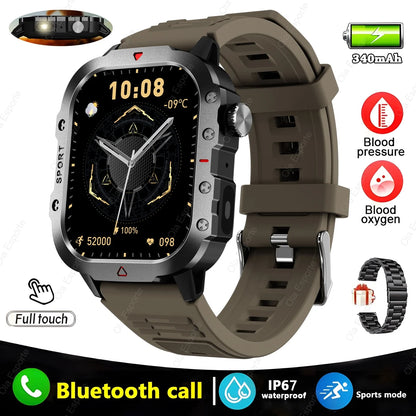 Luxorive TrailMaster Pro – Military GPS Smartwatch with Compass, Flashlight & Bluetooth Call