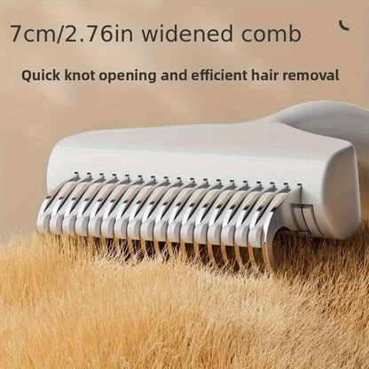 Stainless Steel Dog Thinning Comb – Floating Hair Remover with Ergonomic Handle