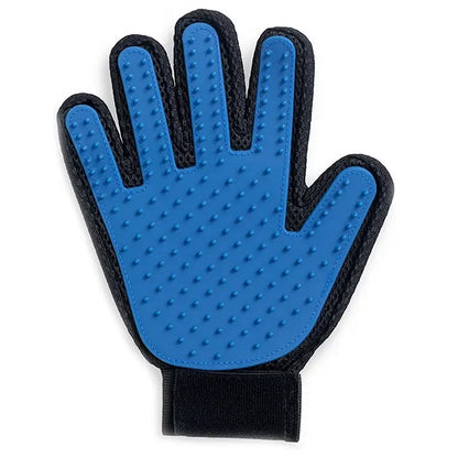 Silicone Pet Grooming Gloves – Hair Removal & Bathing Brush for Dogs & Cats