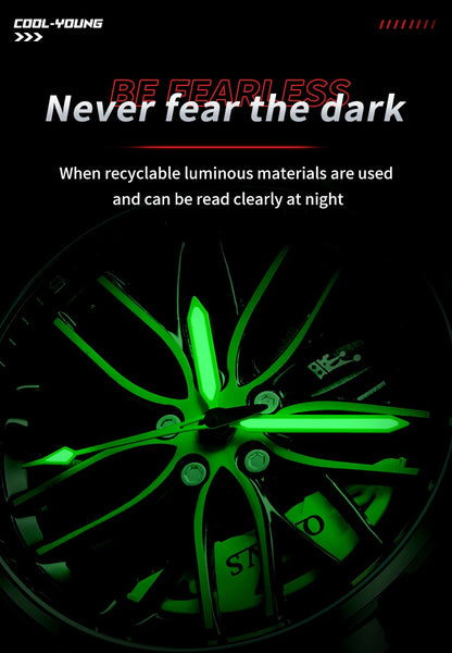 OLEVS 9937 Men's Luxury Watch Waterproof Rotary Sport Car Rim Man Watch High Quality Fashion Best Selling Quartz Men's Watches