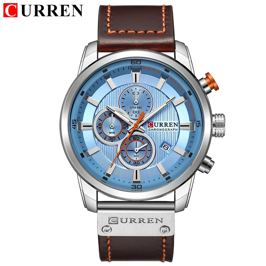 CURREN Fashion Date Quartz Men's Luxury Chronograph Sport Watch – Top Brand
