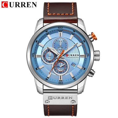 CURREN Fashion Date Quartz Men's Luxury Chronograph Sport Watch – Top Brand
