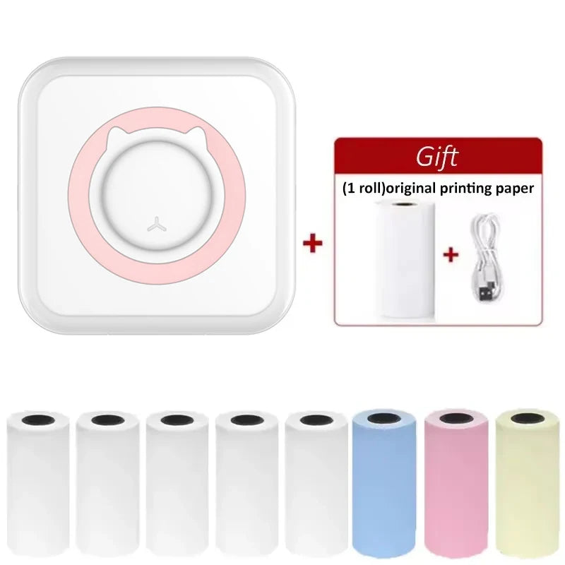 C15 Mini Thermal Bluetooth Printer – Inkless & Portable