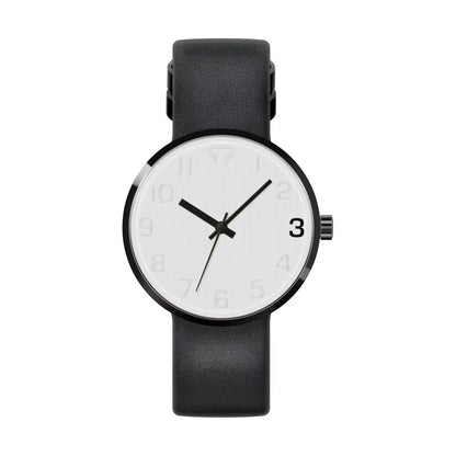 TOMI Men's Watch Luxury Brown Belt Quartz Watch Men's and Women's Leisure Simple Watch Men's Watch Gift