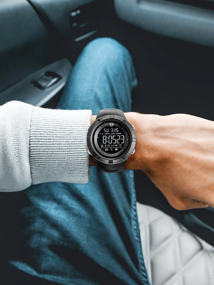 TOMI Men's Watch Night Glow Waterproof Fashion Digital TPU Material Sports Watch