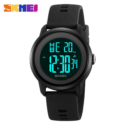 SKMEI 2218 Waterproof Fashion Digital Sports Watch for Men & Women – LED Display, Alarm