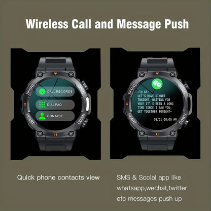Luxorive K56Pro Smartwatch – 1.39" HD Display, Heart Rate, Bluetooth, 400mAh Battery, Sports & Outdoor Use