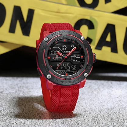 🕰️ NAVIFORCE Luxury Brand Men's Sport Watches Men Dual Display LED Digital Waterproof Leather Strap Quartz Military Watch Man Clock








NAVIFORCE Luxury Brand Men's Sport Watches Men Dual Display LED Digital Waterpro