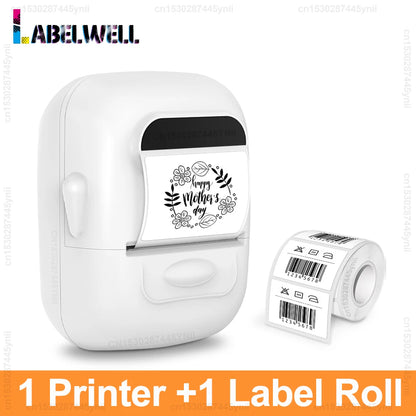 P50 Mini Thermal Label Printer – Portable Barcode & QR Maker