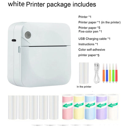 Mini Thermal Printer – Inkless Pocket Printer for Photos & Notes"