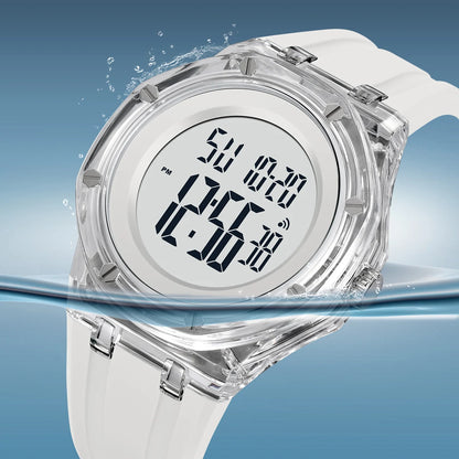 SKMEI Sports Digital Quartz Watch for Men & Women – Waterproof LED Casual Wristwatch with Week & Date Display