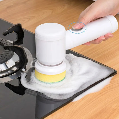 Electric Cleaning Brush – Wireless Scrubber for Kitchen & Bathroom