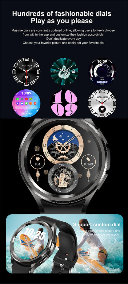Luxorive Smartwatch – Men & Women | Bluetooth Call, Health & Fitness Tracker – 2025