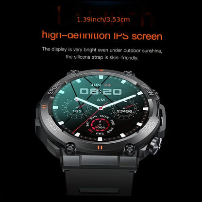 Luxorive K56Pro Smartwatch – 1.39" HD Display, Heart Rate, Bluetooth, 400mAh Battery, Sports & Outdoor Use