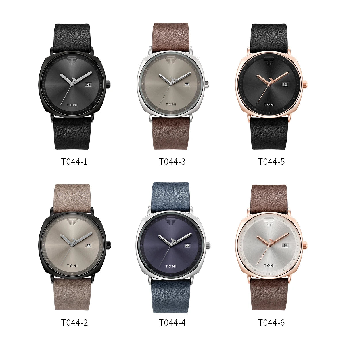 TOMI New 2PCS Luxury Business Men Watch Gift Box Set Simple and Casual Men Calendar Quartz Watch Pen Reloj Men Holiday Gift