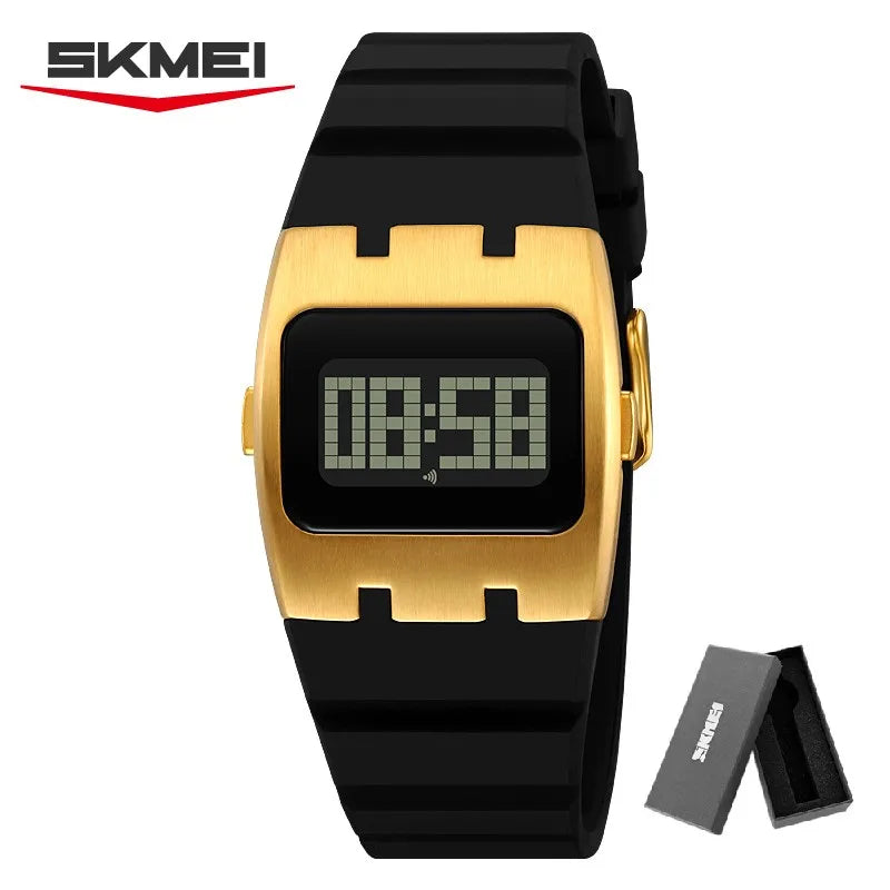 SKMEI 2415 Original Waterproof Luminous Digital Watch for Men – Chronograph with Alarm & Calendar