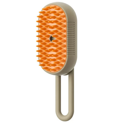 3-in-1 Electric Steamy Dog & Cat Brush – Massage & Hair Removal