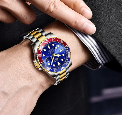 LIGE 2025 — a modern, luxurious men’s quartz wristwatch designed for style, function, and everyday elegance.