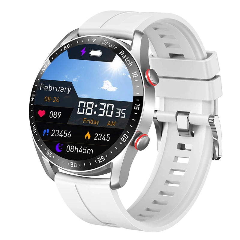 Luxorive ECG+PPG Smartwatch – Health & Sports Tracker with Bluetooth Call + Box