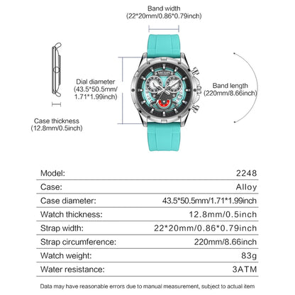 MEGIR Chronograph Men's Watches Top Brand Luxury Original Waterproof Silicone Date Watch for Men Fashion Sport Quartz Wristwatch