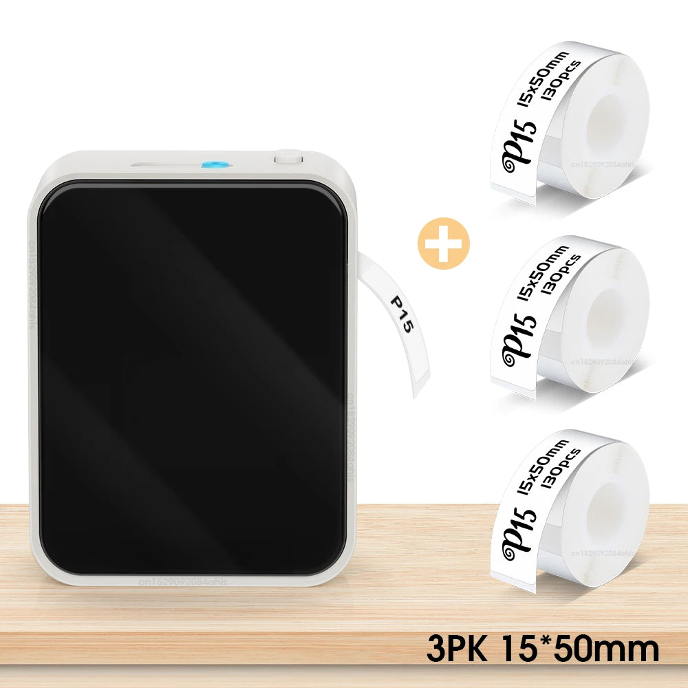 P15 Mini Bluetooth Label Printer – Portable & Thermal