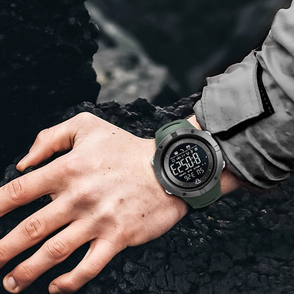 TOMI Men's Watch Night Glow Waterproof Fashion Digital TPU Material Sports Watch