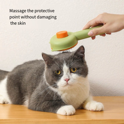 Pet Hair Remover Brush – Self-Cleaning Comb for Cats & Dogs