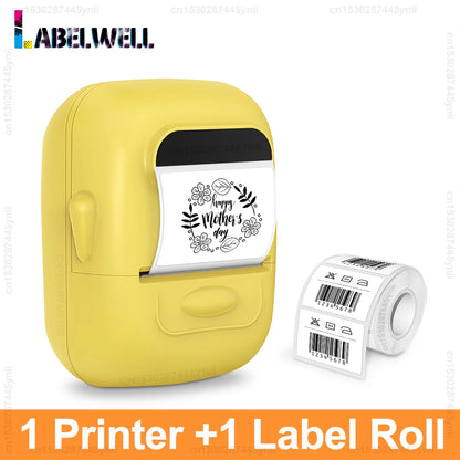 P50 Mini Thermal Label Printer – Portable Barcode & QR Maker