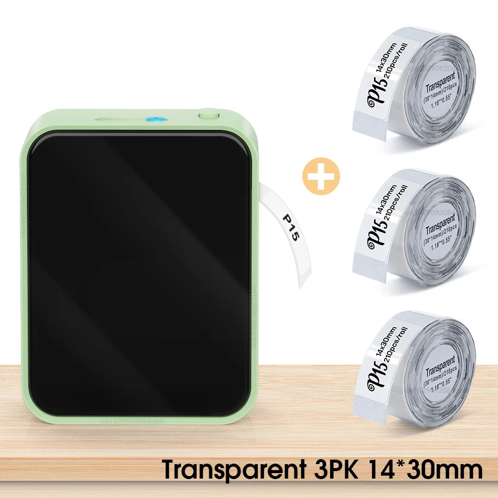 P15 Mini Bluetooth Label Printer – Portable & Thermal