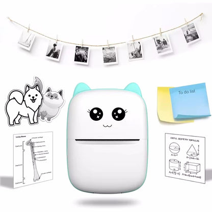 Mini Cat Thermal Printer – Wireless Photo & Label 58mm