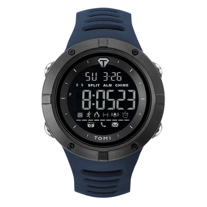 TOMI Men's Watch Night Glow Waterproof Fashion Digital TPU Material Sports Watch